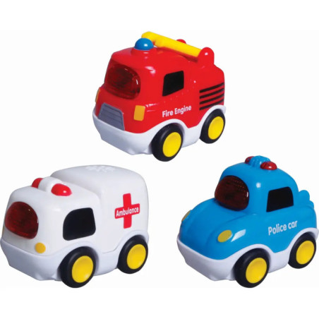 SpielMaus Baby Brum Brum Baby Einsatz, Licht & Sound, 3-fach sortiert