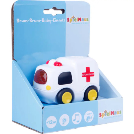 SpielMaus Baby Brum Brum Baby Einsatz, Licht & Sound, 3-fach sortiert