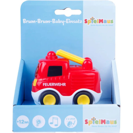 SpielMaus Baby Brum Brum Baby Einsatz, Licht & Sound, 3-fach sortiert