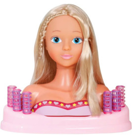 Amia Schmink-und Frisierkopf mit Zubehör, 27 cm