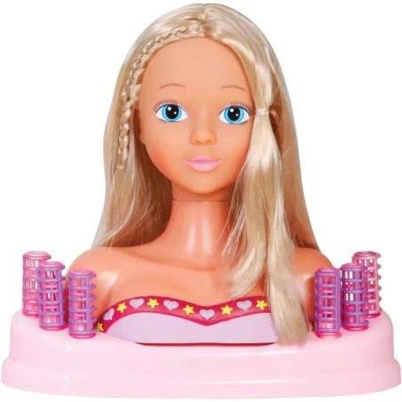 Amia Schmink-und Frisierkopf mit Zubehör, 27 cm