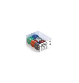 AMIGO 00060 Würfel Transparent W 6 Set gemischt
