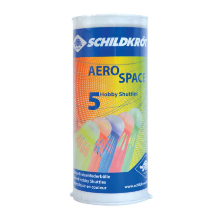 Talbot-Torro - SK Badminton Ball AERO SPACE, 5er Dose, farbig gemischt