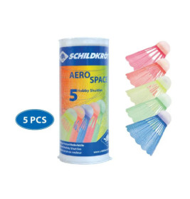 Talbot-Torro - SK Badminton Ball AERO SPACE, 5er Dose, farbig gemischt