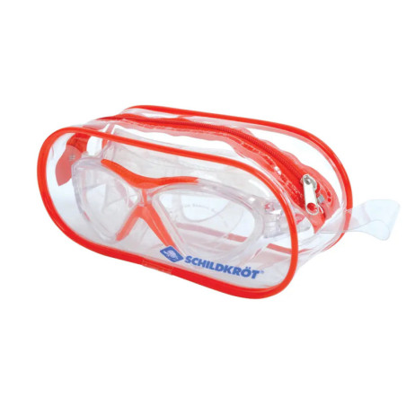 Schildkröt Funsports - Schwimmbrille BALI Junior 4+ im Carrybag, Farbe:rot-transp.