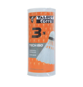 Talbot-Torro - Badminton-Ball TECH 150, 3er Dose (2x weiß / 1x gelb)