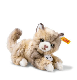 Steiff Lucy Katze, braun gefleckt, 18 cm