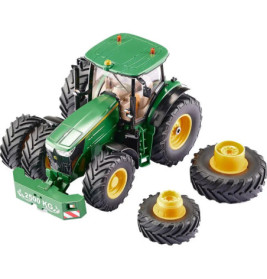 SIKU 6736 John Deere 7290R mit Doppel- reifen, Bluetooth App-Steuerung und Fernsteuermodul