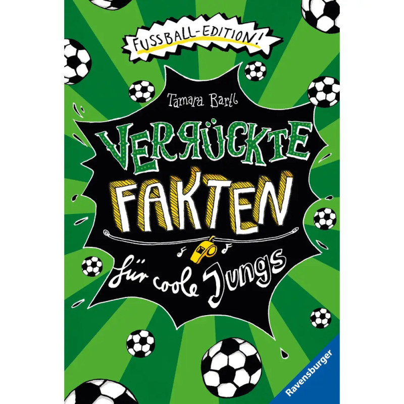 Ravenburger 53147 Verrückte Fakten für coole Jungs. Fußball-Edition Sach-RTB