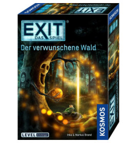 EXIT: Das Spiel - Der verwunschene Wald, Brettspielbox mit leuchtendem Wald und magischem Baum.
