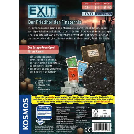 Kosmos EXIT Das Spiel - Der Friedhof der Finsternis