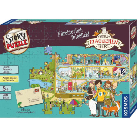 Kosmos Schule der magischen Tiere - Story Puzzle: Fürchterlich feierlich!