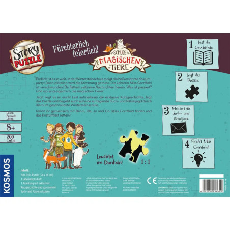 Kosmos Schule der magischen Tiere - Story Puzzle: Fürchterlich feierlich!