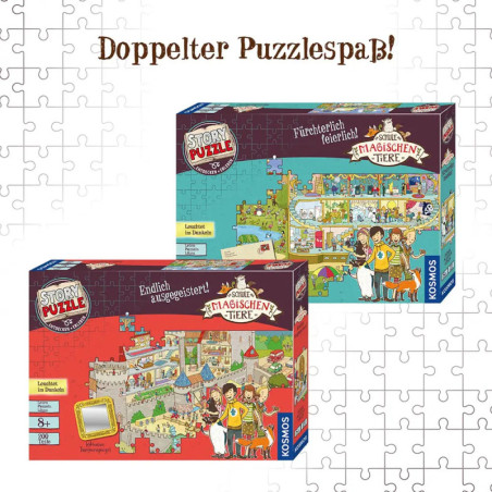 Kosmos Schule der magischen Tiere - Story Puzzle: Fürchterlich feierlich!