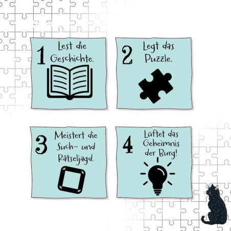 Kosmos Schule der magischen Tiere - Story Puzzle: Endlich ausgegeistert!