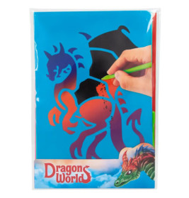 Dino World Magic Scratch Karten DRAGON