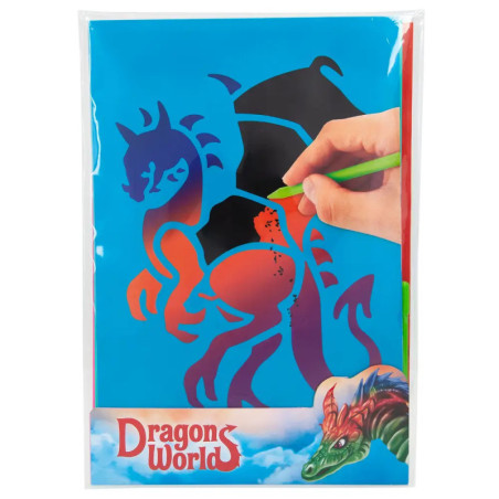 Dino World Magic Scratch Karten DRAGON