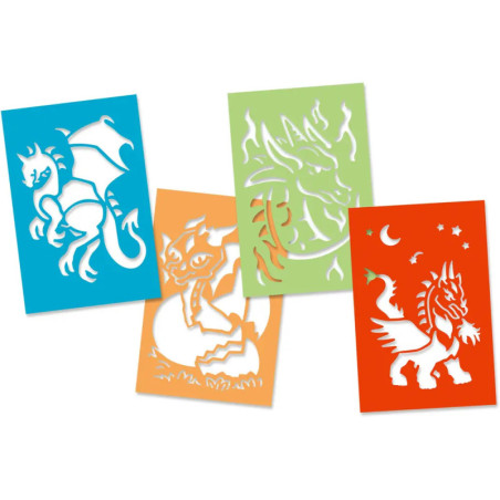 Dino World Magic Scratch Karten DRAGON