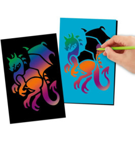 Dino World Magic Scratch Karten DRAGON