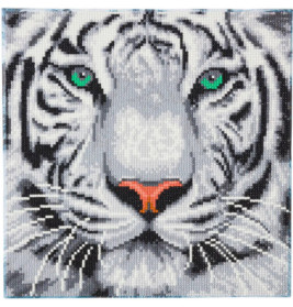 Crystal Art Schneetiger 30x30 cm