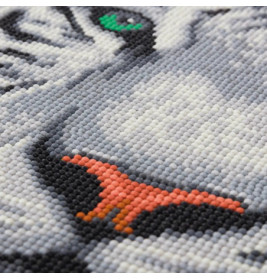 Crystal Art Schneetiger 30x30 cm