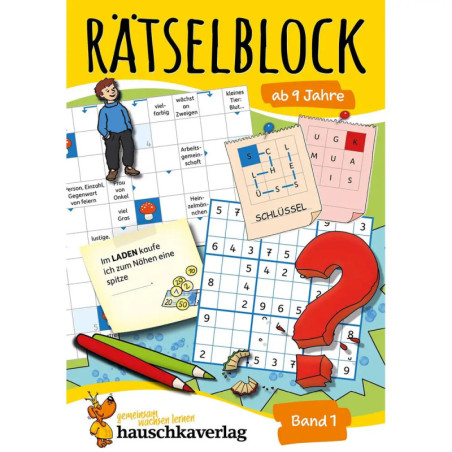 Rätselblock ab 9 Jahre, Band 1, sortiert