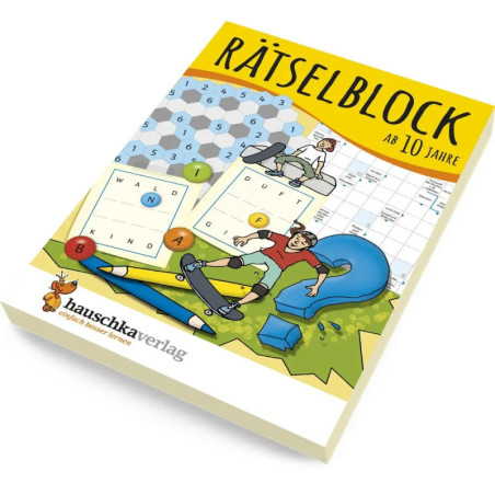 Rätselblock ab 10 Jahre, sortiert