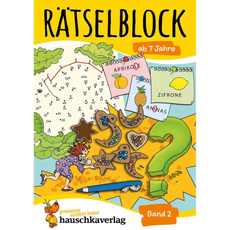 Rätselblock ab 7 Jahre, Band 2, sortiert