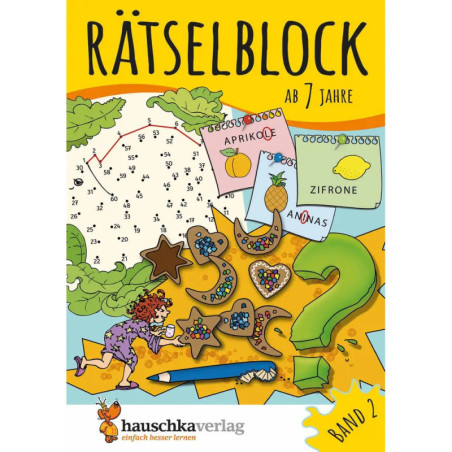 Rätselblock ab 7 Jahre, Band 2, sortiert