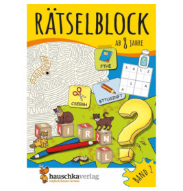 Rätselblock ab 8 Jahre, Band 2, sortiert