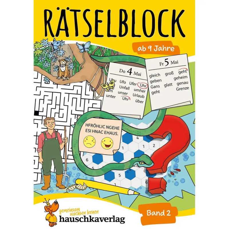 Rätselblock ab 9 Jahre, Band 2, sortiert Rätselblock ab 9 Jahre, Band 2, sortiert
