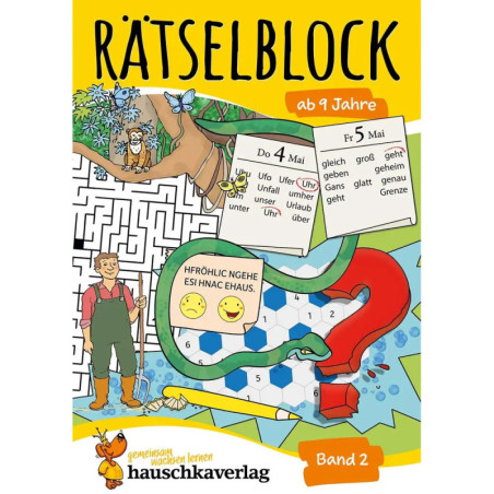 Rätselblock ab 9 Jahre, Band 2, sortiert Rätselblock ab 9 Jahre, Band 2, sortiert
