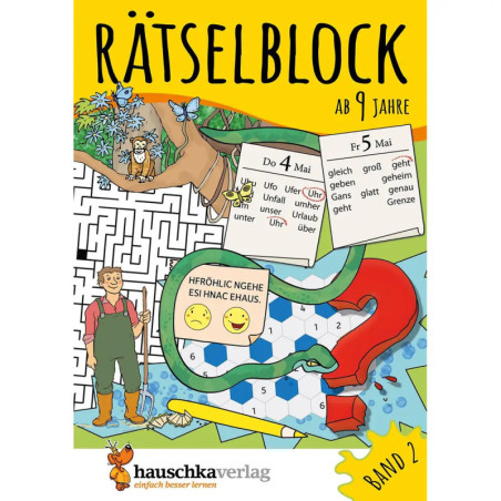 Rätselblock ab 9 Jahre, Band 2, sortiert Rätselblock ab 9 Jahre, Band 2, sortiert