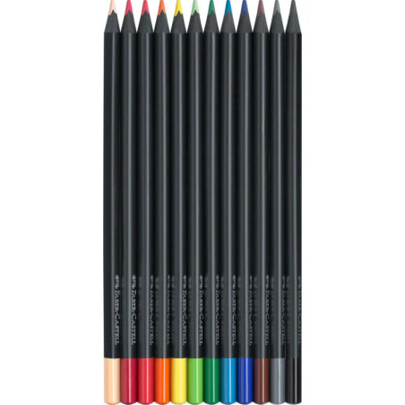 Faber-Castell Buntstifte Black Edition 12er Kartonetui Faber-Castell Buntstifte Black Edition 12er Kartonetui