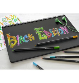 Faber-Castell Buntstifte Black Edition 12er Kartonetui