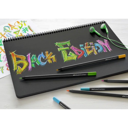 Faber-Castell Buntstifte Black Edition 12er Kartonetui Faber-Castell Buntstifte Black Edition 12er Kartonetui