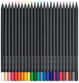 Faber-Castell Buntstifte Black Edition 24er Kartonetui