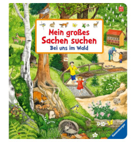 Ravenburger 43843 Mein großes Sachen suchen: Bei uns im Wald Pappbilderbuch über