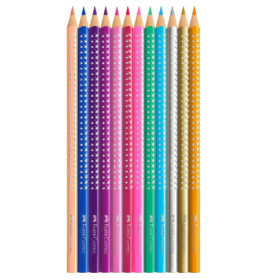 Faber-Castell Buntstifte Sparkle 12er Metalletui