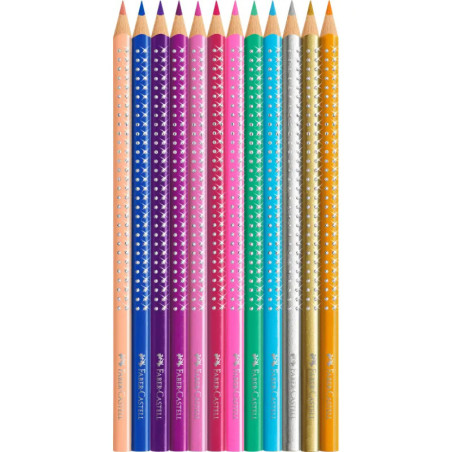 Faber-Castell Buntstifte Sparkle 12er Metalletui Faber-Castell Buntstifte Sparkle 12er Metalletui
