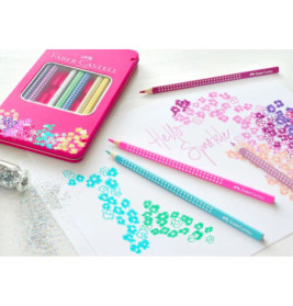 Faber-Castell Buntstifte Sparkle 12er Metalletui
