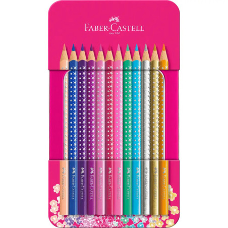 Faber-Castell Buntstifte Sparkle 12er Metalletui Faber-Castell Buntstifte Sparkle 12er Metalletui