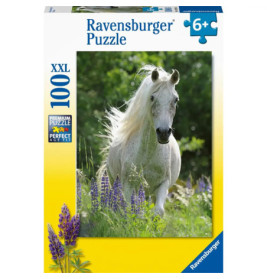 Ravenburger 12927 Puzzle Weiße Stute 100 Teile XXL