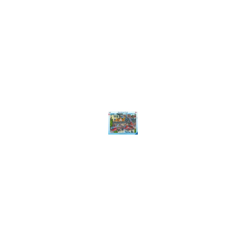 Ravenburger 5093 Puzzle Feuerwehreinsatz an den Bahngleisen 30-48 Teile