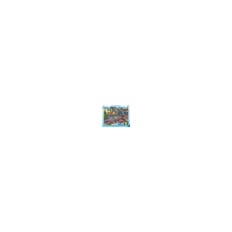 Ravenburger 5093 Puzzle Feuerwehreinsatz an den Bahngleisen 30-48 Teile