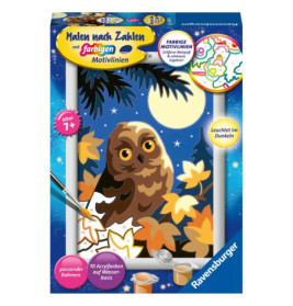 Ravenburger 28697 Malen nach Zahlen Eule im Mondschein Malen nach Zahlen Sonderserie E