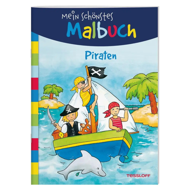 Mein schönstes Malbuch. Piraten. Malen für Kinder ab 5 Jahren