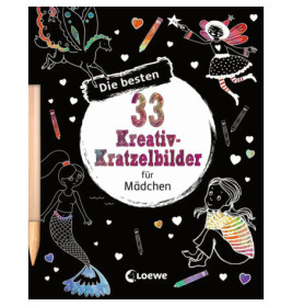 Loewe Die besten 33 Kreativ-Kratzelbilder für Mädchen