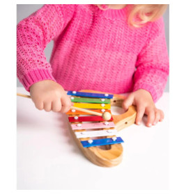 Boogie Bee Metallophon Holz mit 8 Noten