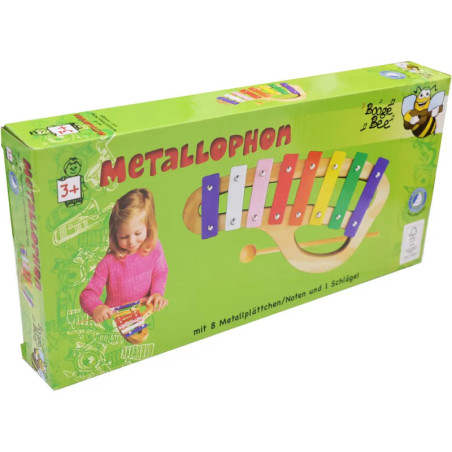 Boogie Bee Metallophon Holz mit 8 Noten